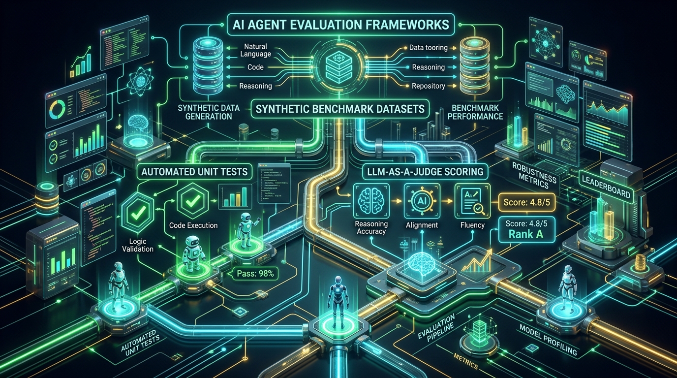 AI Agent Evaluation Frameworks and Synthetic Benchmark Datasets in 2026