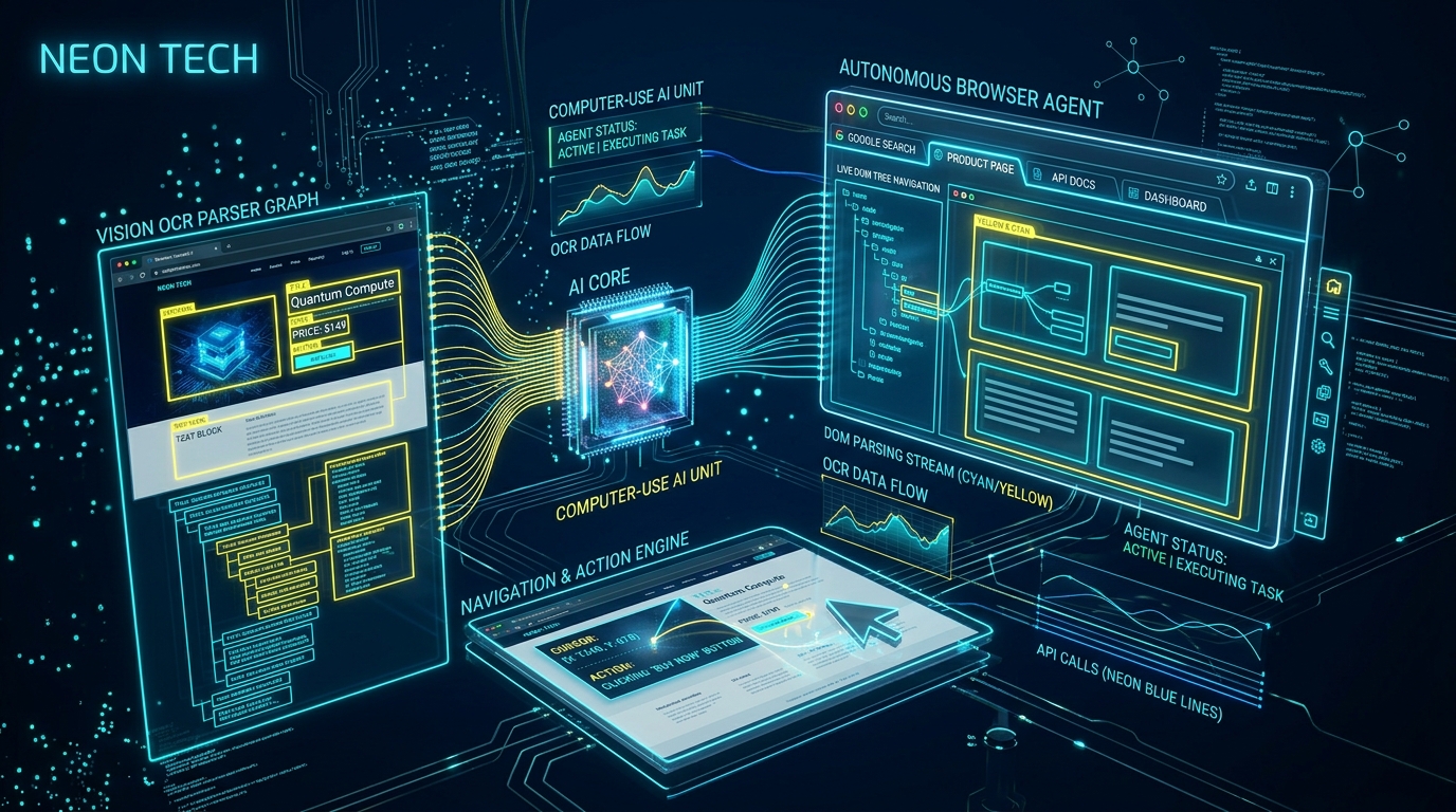 Computer-Use AI and Autonomous Browser Agents Blueprint with UI Bounding Boxes and Vision OCR