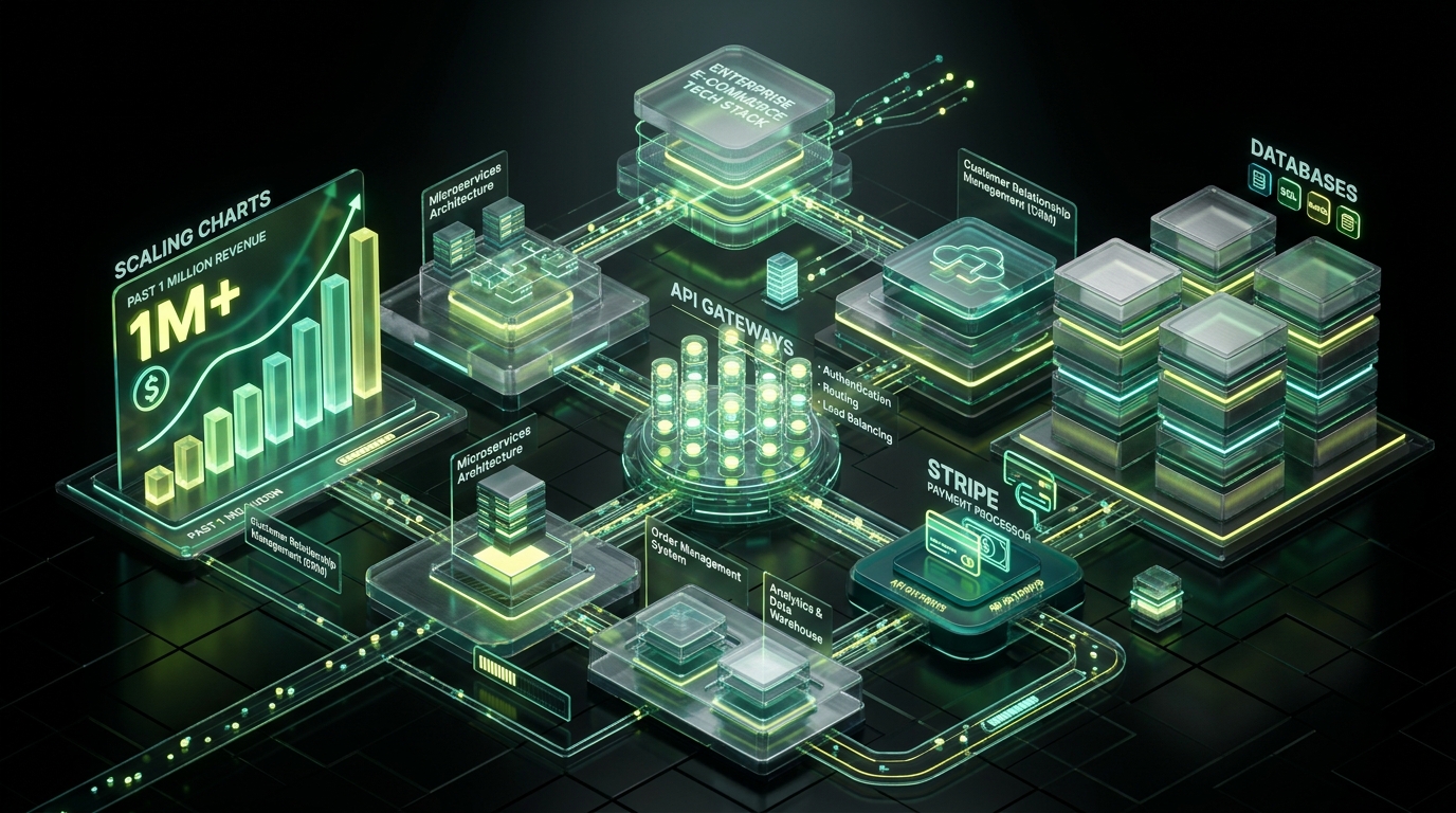 E-commerce Tech Stack to Scale Past $1M