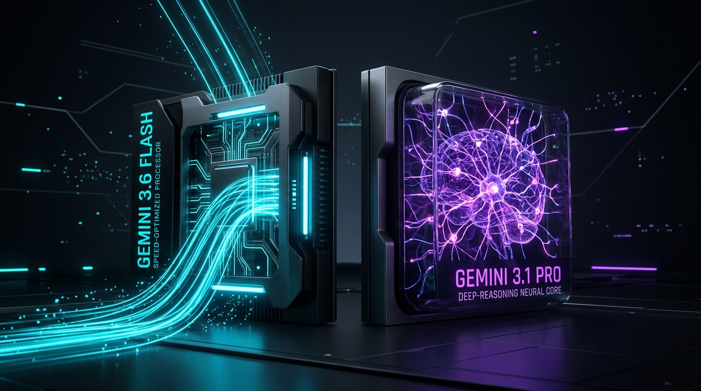 Gemini 3.6 Flash vs Gemini 3.1 Pro Benchmarks