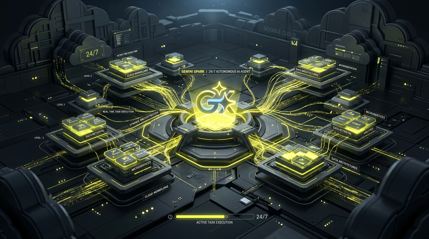 Google Gemini Spark 24/7 Autonomous Background AI Agent Architecture