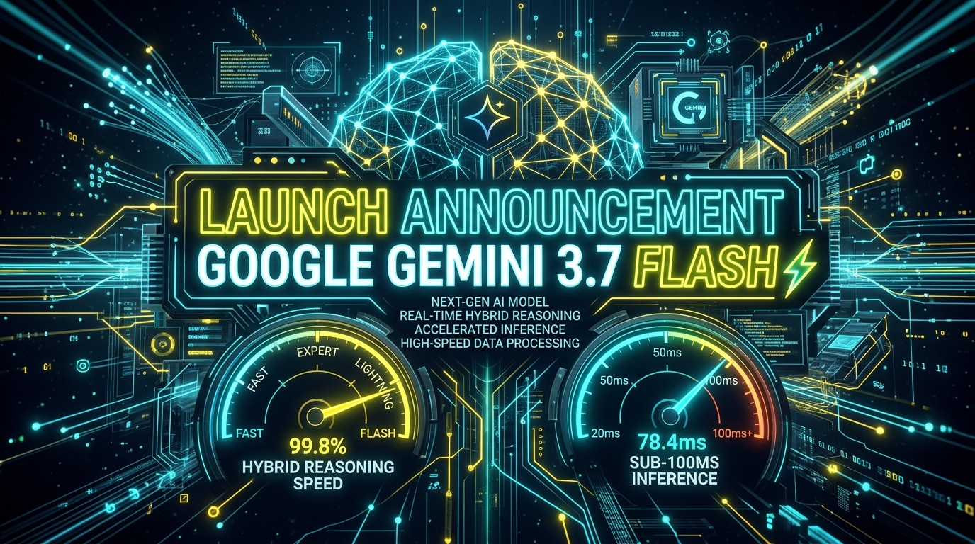 Google Gemini 3.7 Flash Launch Hybrid Reasoning Speed Gauges and Sub-100ms Inference Blueprint