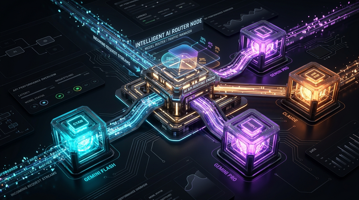 Intelligent AI Router Node Traffic Dispatcher Architecture
