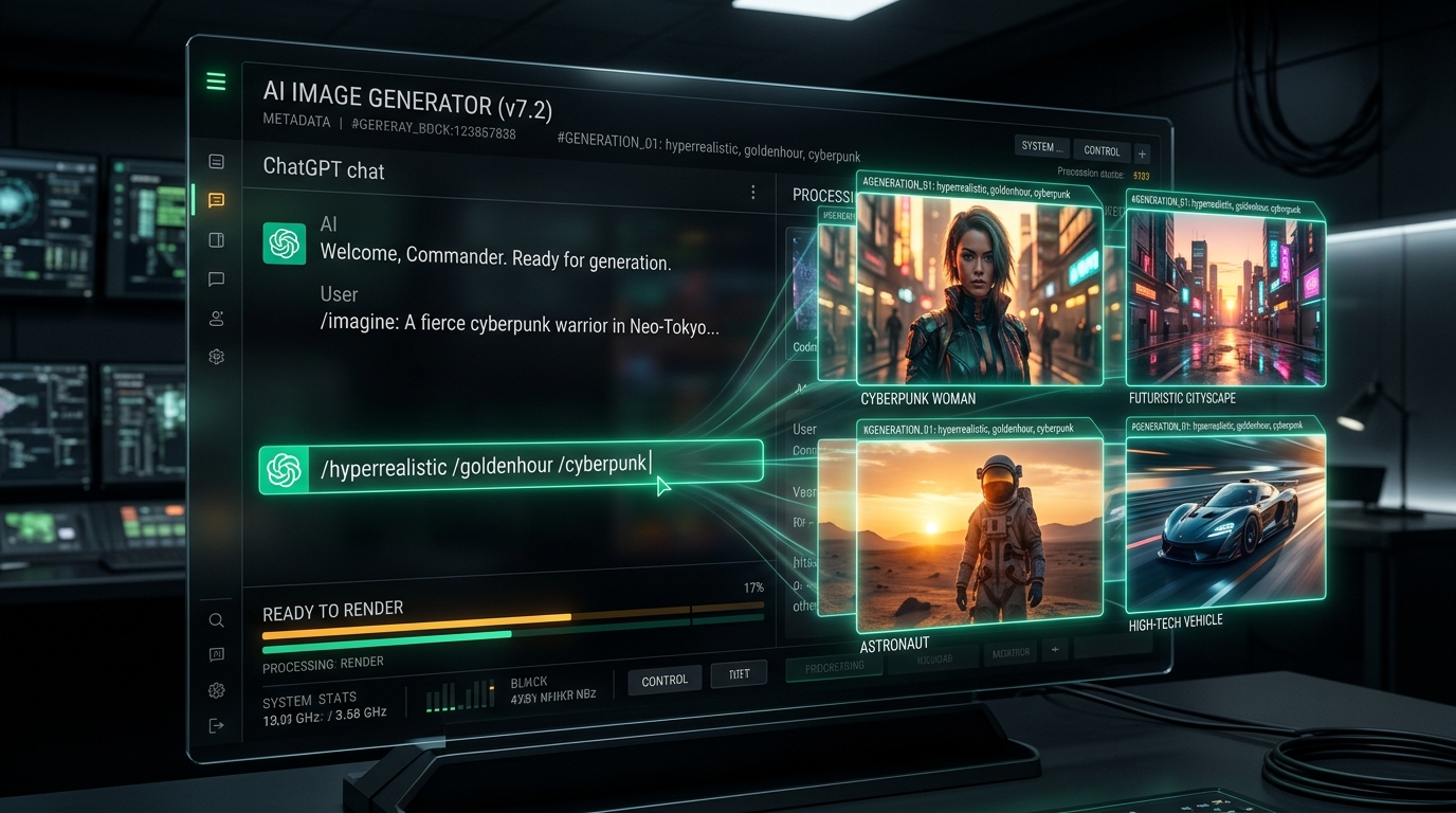 ChatGPT Slash Commands for Image Generation: Custom Instructions, Shorthand Codes & DALL-E 3 Shortcuts (2026 Guide)