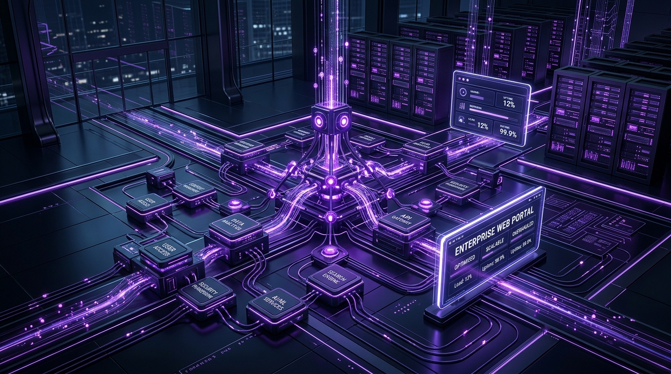 Enterprise Web System Infrastructure Overhaul Architecture by Shadab Alam