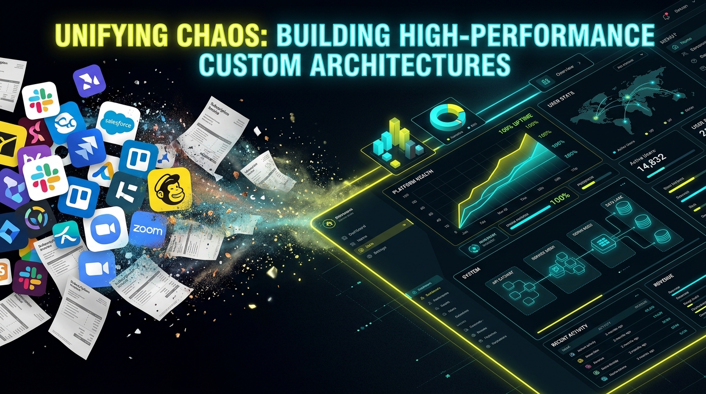 Custom Internal Admin Portals vs SaaS Bloat Architecture